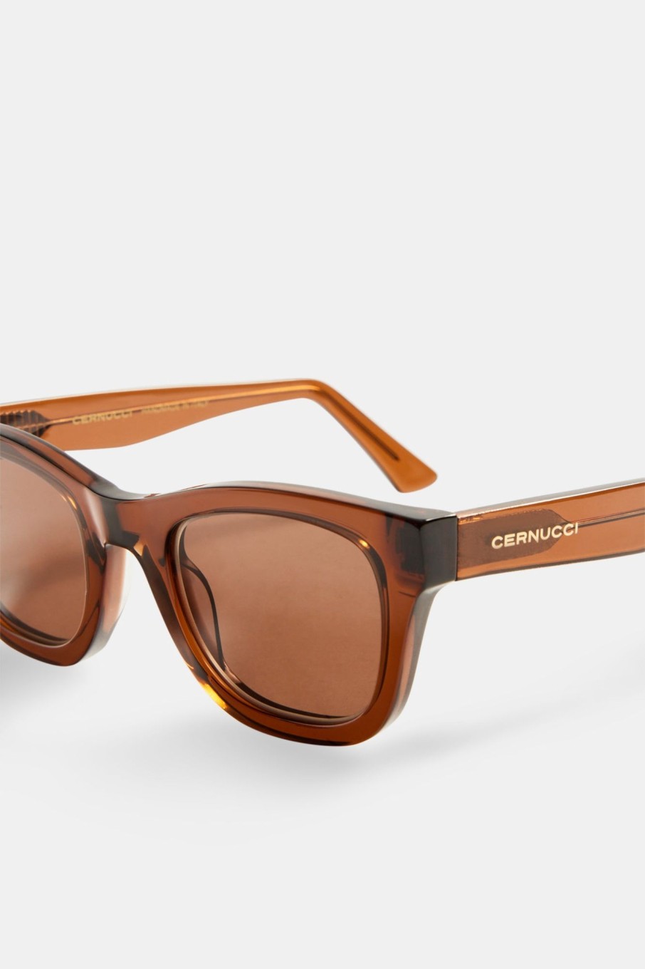 Accessories | CLO-ACC Accessories Rounded Square Acetate Frame Sunglasses - Brown