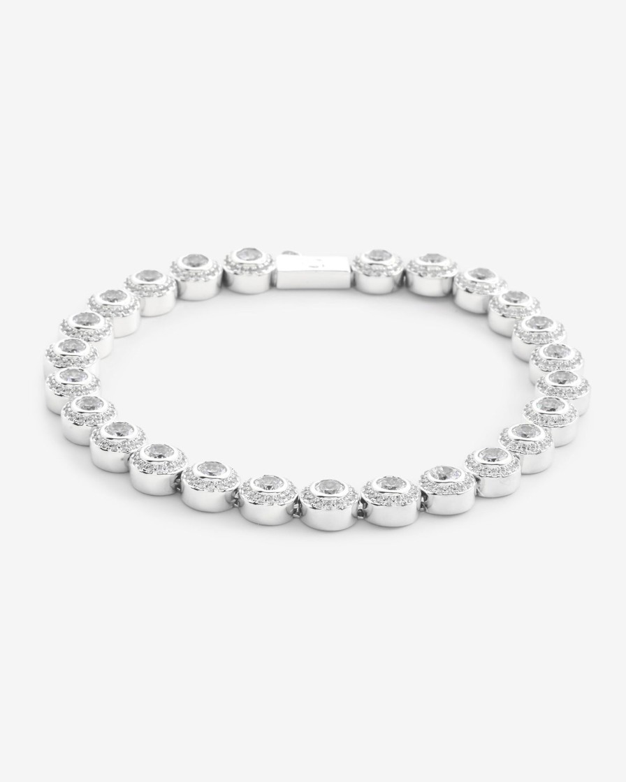 Bracelets & Bangles | JWL-BRA Bracelets & Bangles 8Mm Round Clustered Tennis Bracelet