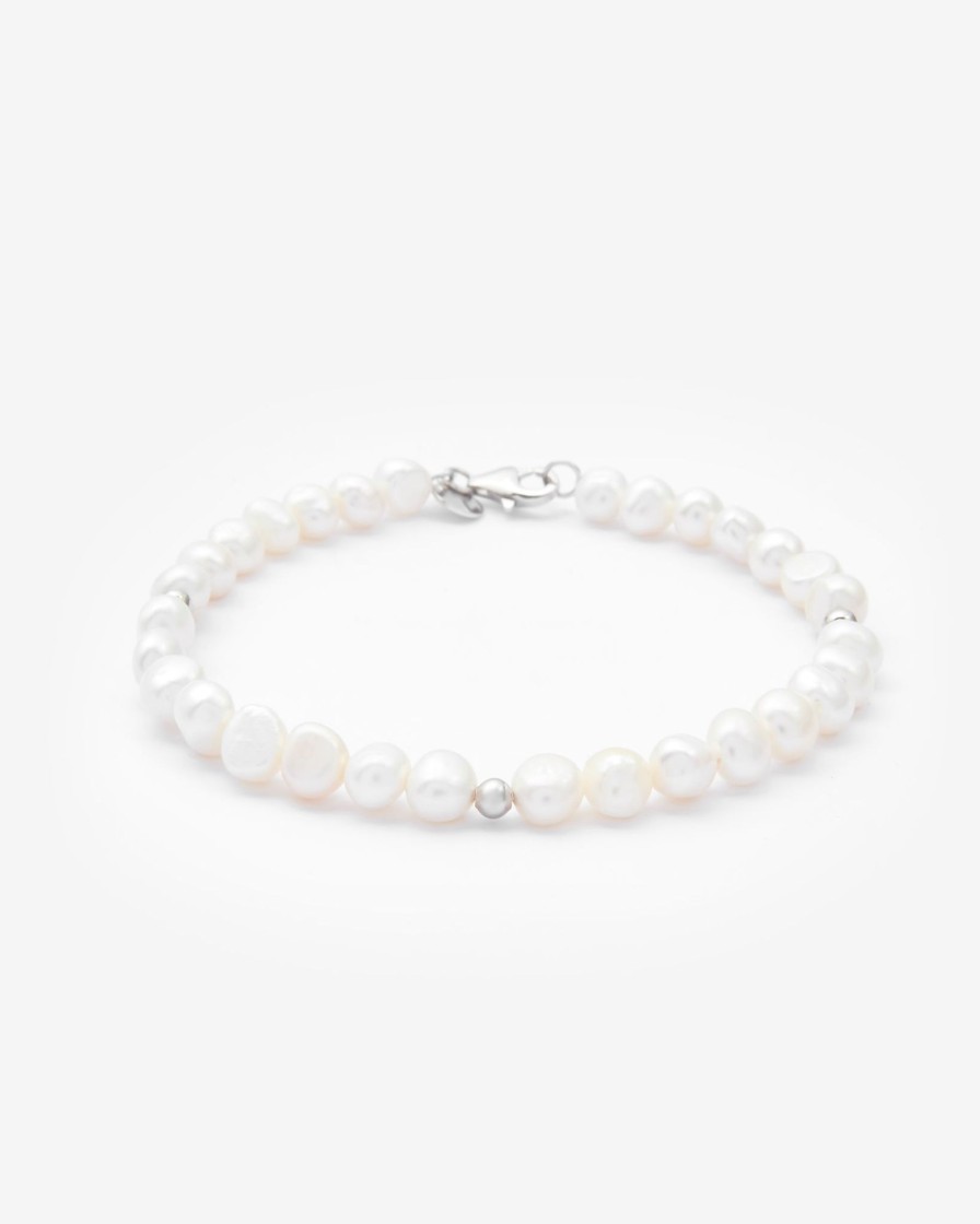 Pearls | JWL-BRA-PRL Pearls 7Mm Baroque Freshwater Pearl Bracelet