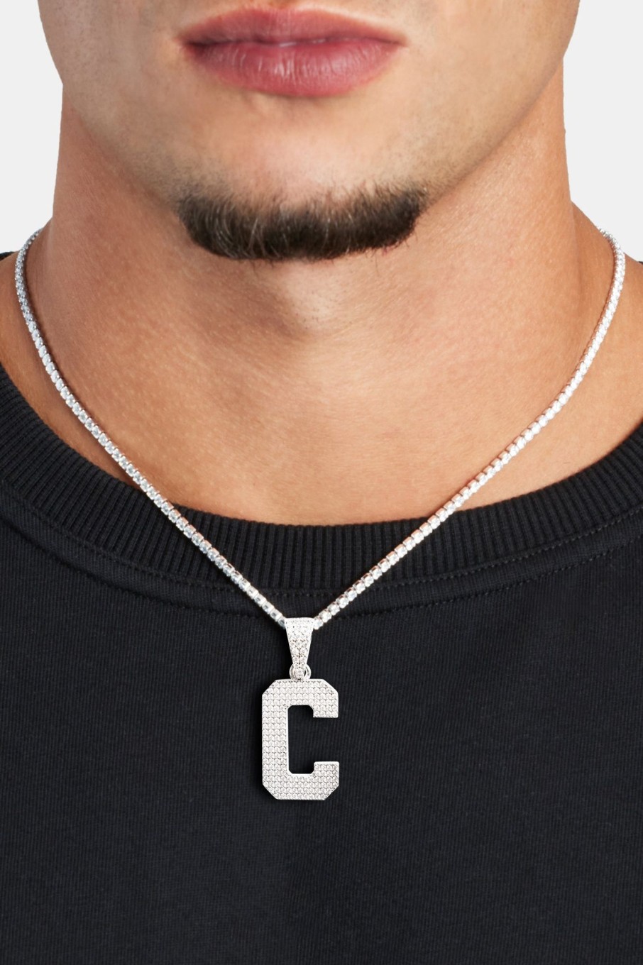 Pendants | cernucci Pendants Iced C Pendant