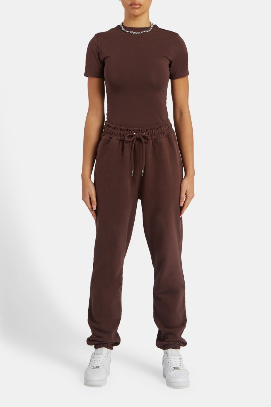 Trousers & Joggers | CLO-BOT-TRO Trousers & Joggers Ladies Cuffed Jogger - Chestnut