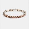 Bracelets & Bangles | cernucci Bracelets & Bangles 5Mm Tennis Bracelet - Coffee