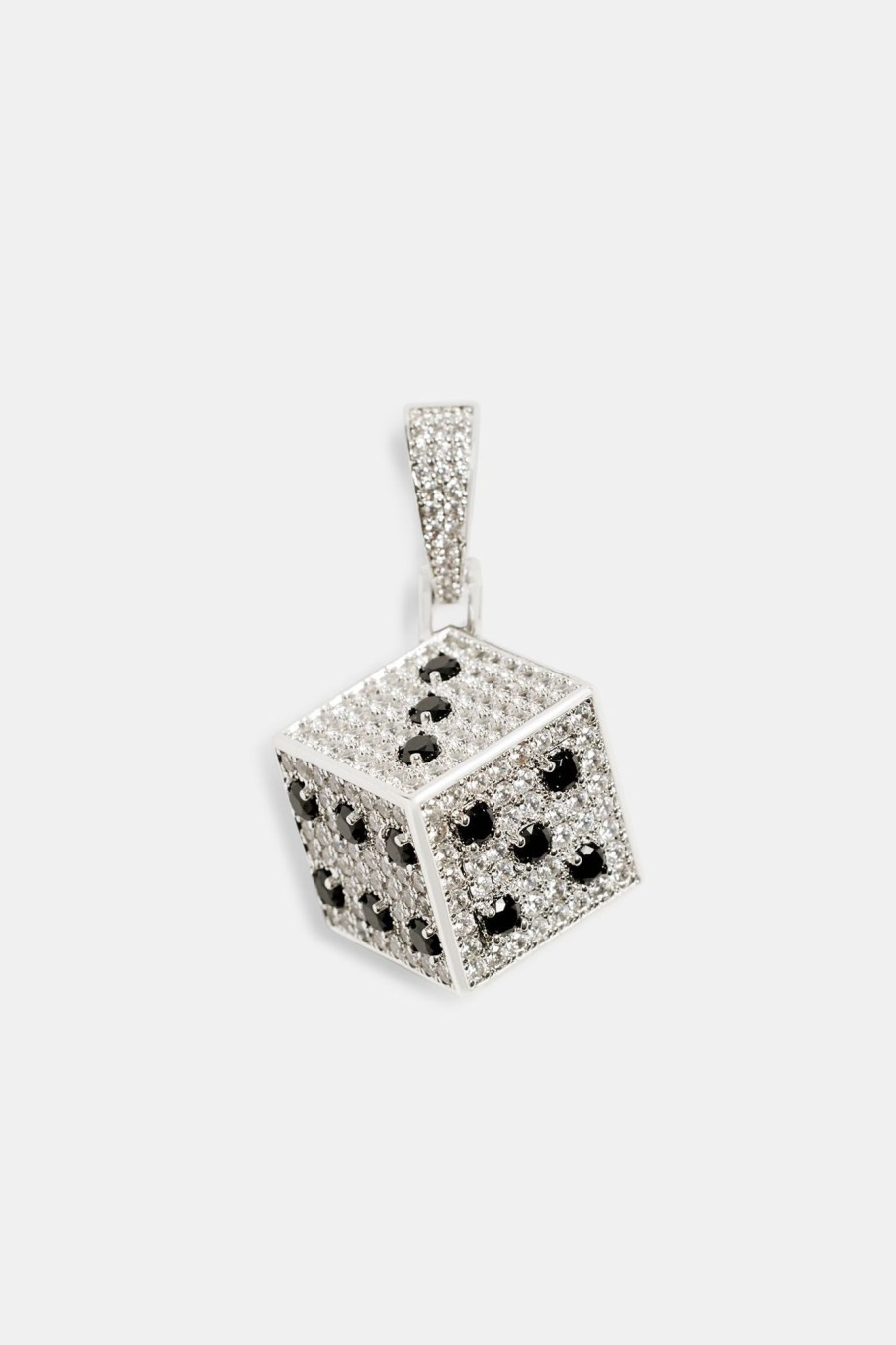 Pendants | cernucci Pendants 20Mm Iced Cz Dice Pendant