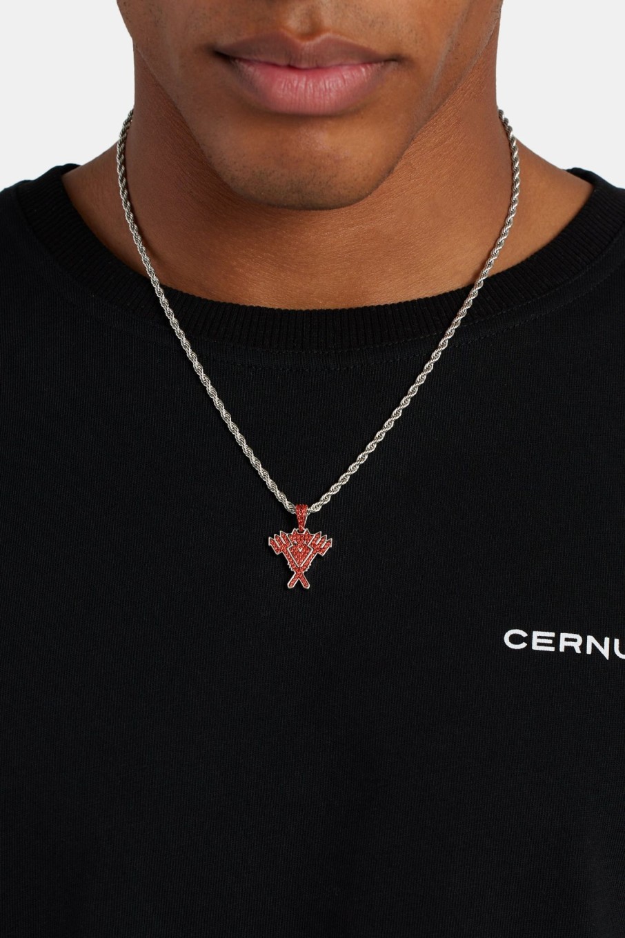 Iced Jewellery | cernucci Iced Jewellery Iced Cz Devil Pendant