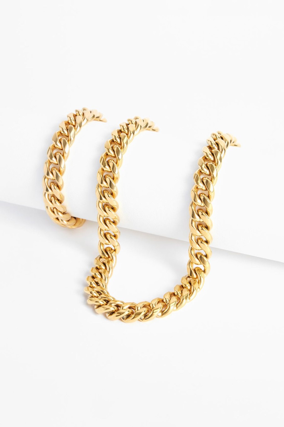 Jewellery Sets | cernucci Jewellery Sets 12Mm Miami Cuban Chain + Bracelet Bundle - Gold