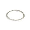 Jewellery Sets | cernucci Jewellery Sets 925 Sterling Silver Coffee Bean Bracelet U0026 Chain