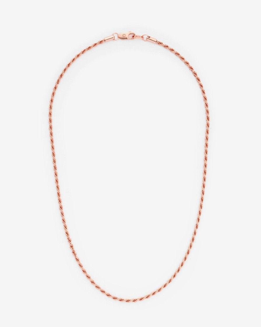 Chains | JWL-CHN Chains 925 3Mm Rope Chain - Rose Gold