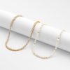 Pearls | JWL-BUND Pearls 7Mm Baroque Pearl Necklace U0026 5Mm Tennis Chain - Gold