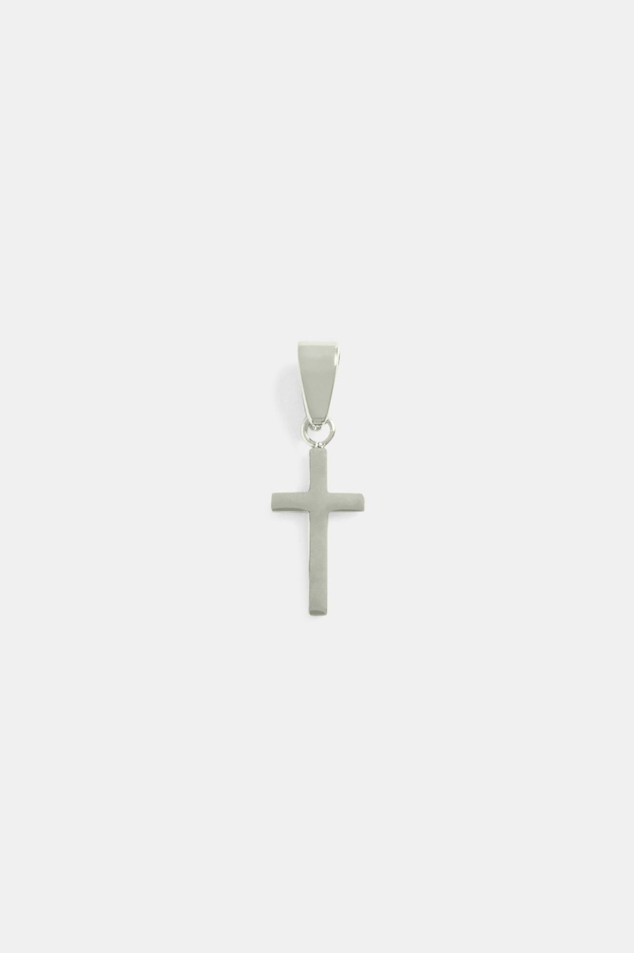 Cross Jewellery | cernucci Cross Jewellery 18Mm Micro Polished Cross Pendant