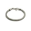 925 Sterling Silver | cernucci 925 Sterling Silver 925 Sterling Silver Oxidised Box Bracelet