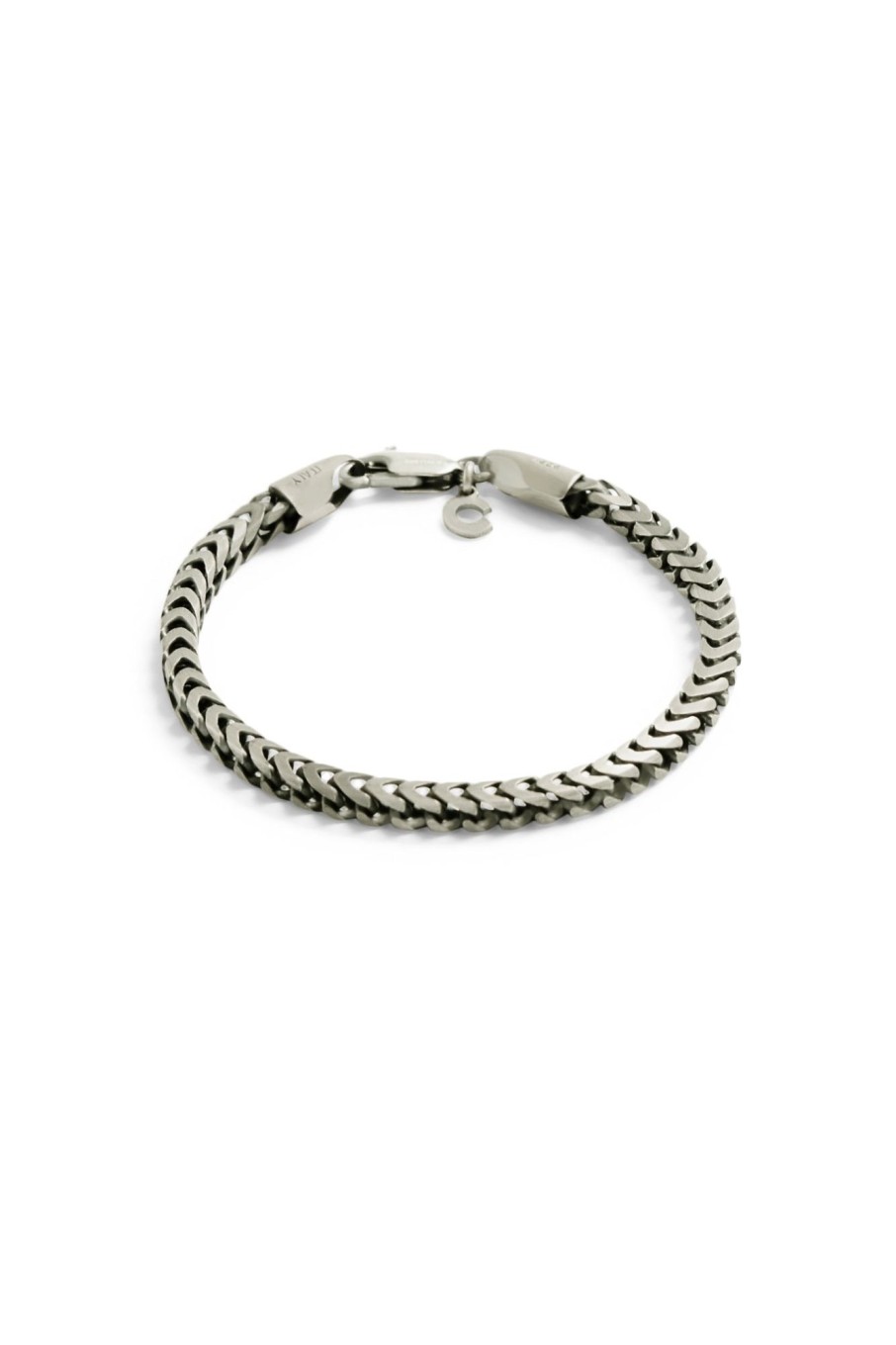 925 Sterling Silver | cernucci 925 Sterling Silver 925 Sterling Silver Oxidised Box Bracelet