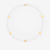 Necklaces | cernucci Necklaces 6Mm Pearl U0026 Face Motif Necklace - Gold