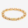 Bracelets & Bangles | cernucci Bracelets & Bangles 8Mm Centre Baguette Bracelet - Gold