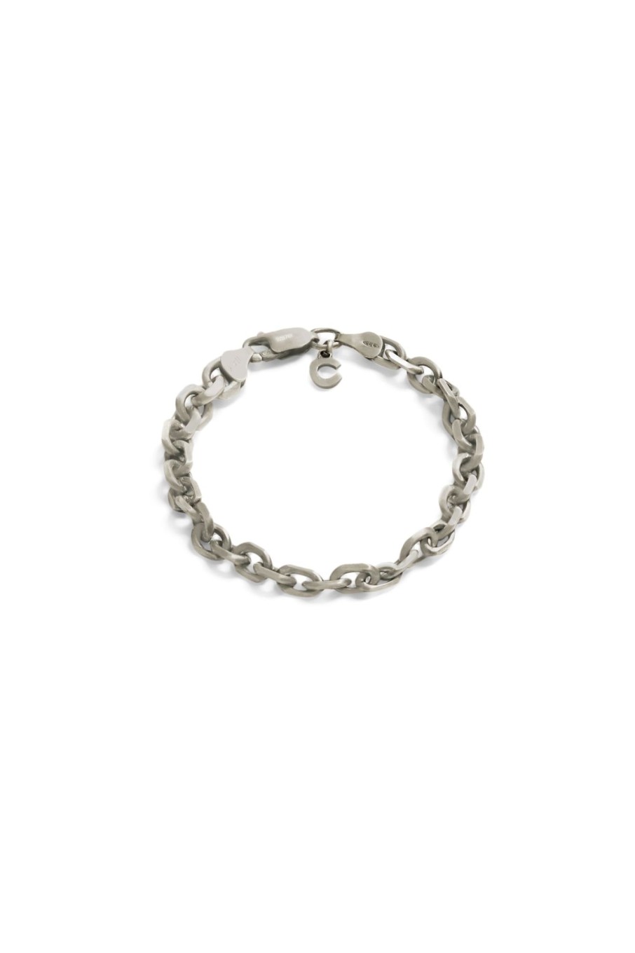 925 Sterling Silver | cernucci 925 Sterling Silver 925 Sterling Silver Oxidised Chunky Anchor Bracelet