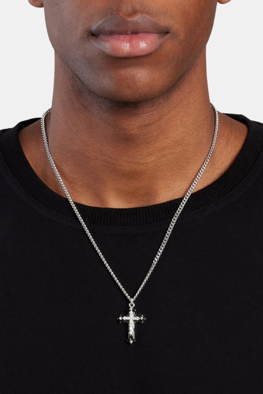 Cross Jewellery | cernucci Cross Jewellery Iced Cross Necklace