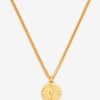 Necklaces | cernucci Necklaces Disc Necklace - Gold