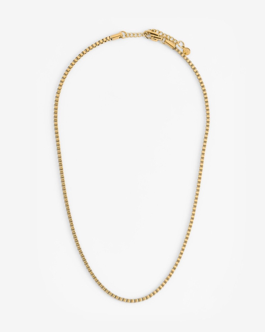 Chains | JWL-CHN Chains 3Mm Box Chain - Gold