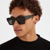 Accessories | CLO-ACC Accessories Oversized Thick Frame Acetate Sunglasses - Black