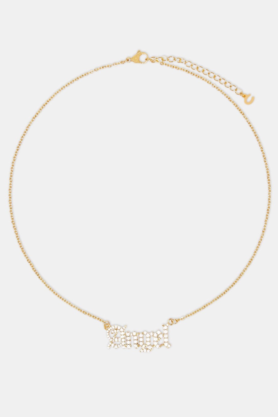 Necklaces | JWL-NECK Necklaces Iced Angel Necklace - Gold