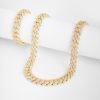 Jewellery Sets | cernucci Jewellery Sets 14Mm Prong Link Chain + Bracelet Bundle - Gold