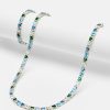 Cernucci X Phil Foden | cernucci Cernucci X Phil Foden Baguette Tennis Chain U0026 Bracelet Bundle - Blue Green