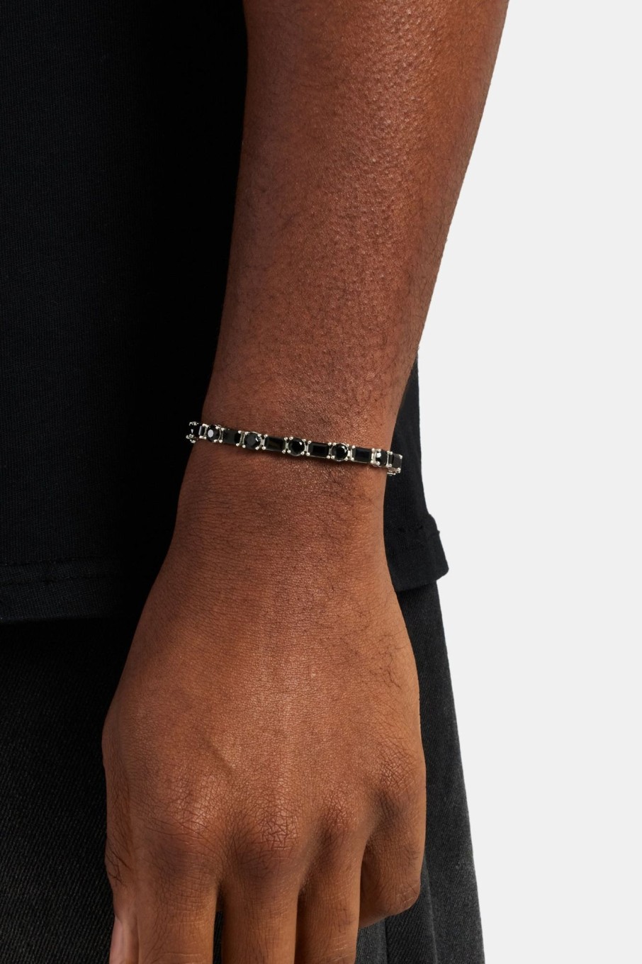 Bracelets & Bangles | cernucci Bracelets & Bangles Round U0026 Rectangular Tennis Bracelet - Black