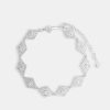 Bracelets & Bangles | cernucci Bracelets & Bangles Iced Rhombus Tennis Bracelet - White 10Mm