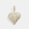 Pendants | cernucci Pendants 28Mm Iced Cz Pave Heart Pendant