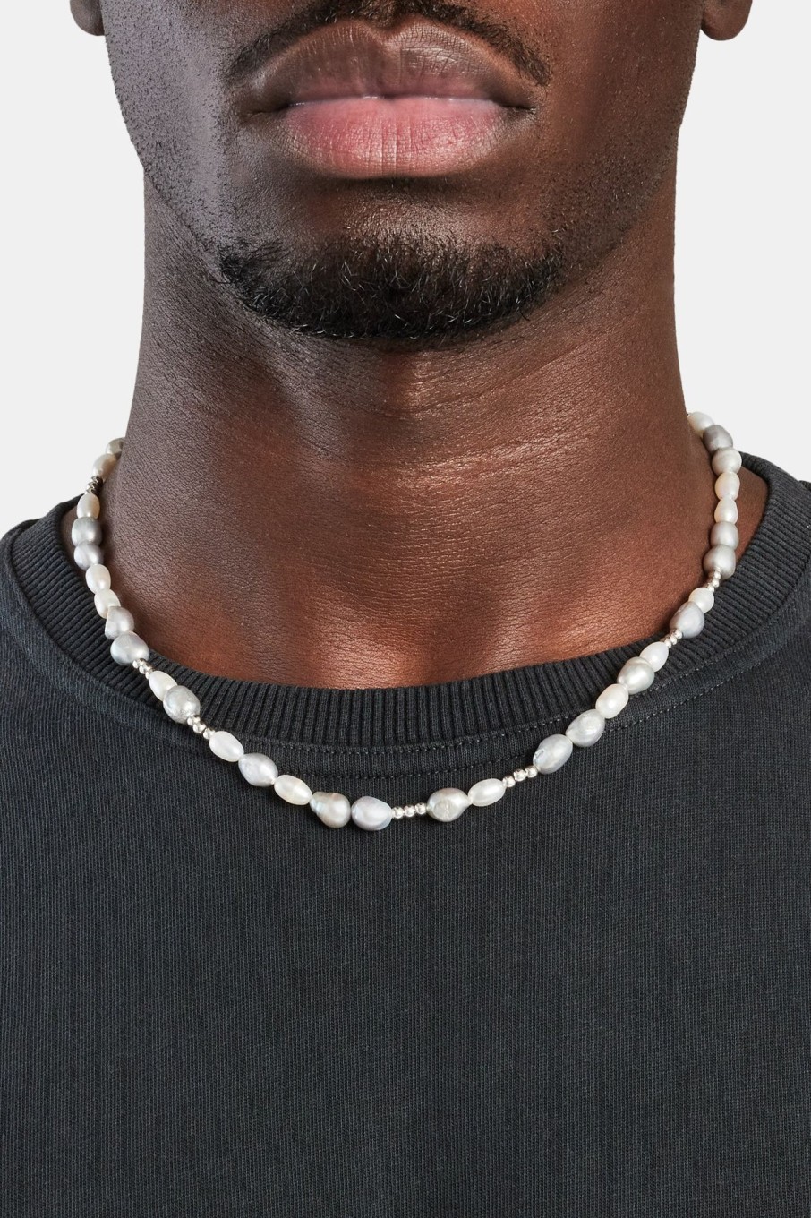 Pearl Necklaces & Bracelets | cernucci Pearl Necklaces & Bracelets Metallic Freshwater Pearl Ice Ball Necklace