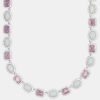 Chains | cernucci Chains Opal U0026 Pink Gemstone Chain - White