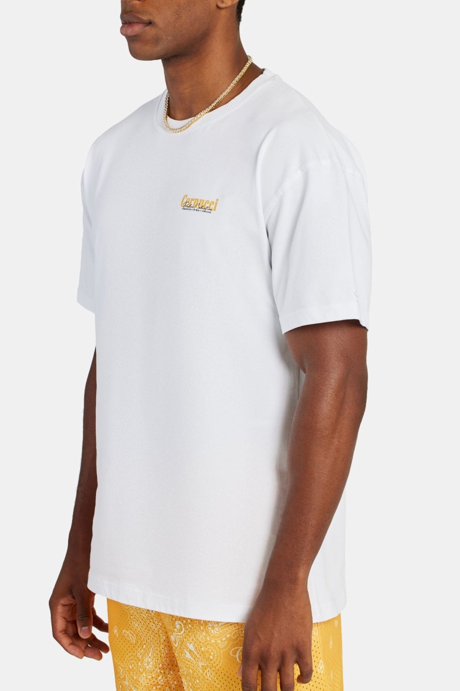 T-Shirts & Vests | cernucci T-Shirts & Vests Cernucci Palm Collection Graphic T-Shirt - White