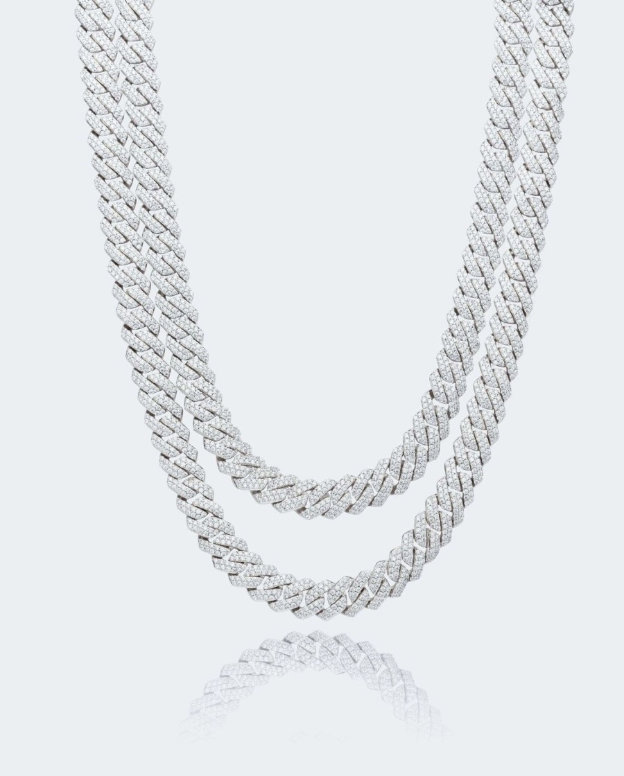 Jewellery Sets | cernucci Jewellery Sets 14Mm Prong Link Chain Bundle