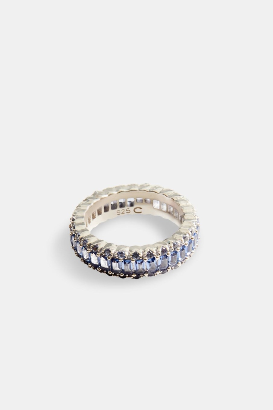 Rings | cernucci Rings Baguette Band Ring - Cobalt