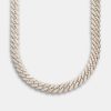 Iced Jewellery | JWL-CHN Iced Jewellery 14Mm Baguette Prong Cuban Choker