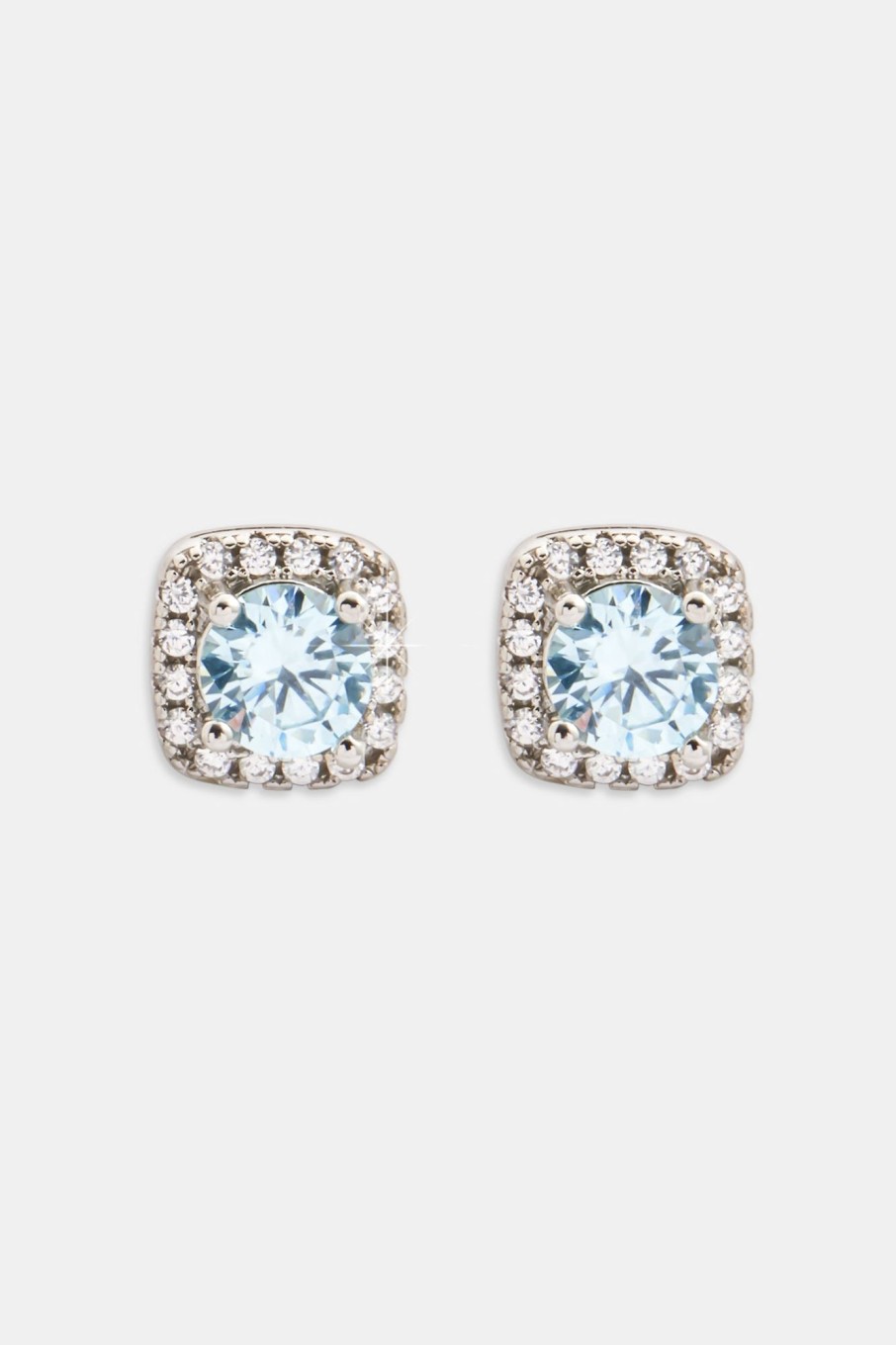 Cernucci X Phil Foden | cernucci Cernucci X Phil Foden 7Mm Blue Iced Cluster Stud Earrings