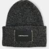 Accessories | CLO-ACC Accessories Cernucci Woven Label Beanie - Black