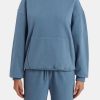 Hoodies & Sweatshirts | CLO-TOP-HS-HOOD Hoodies & Sweatshirts Ladies Oversized Hoodie - Steel Blue