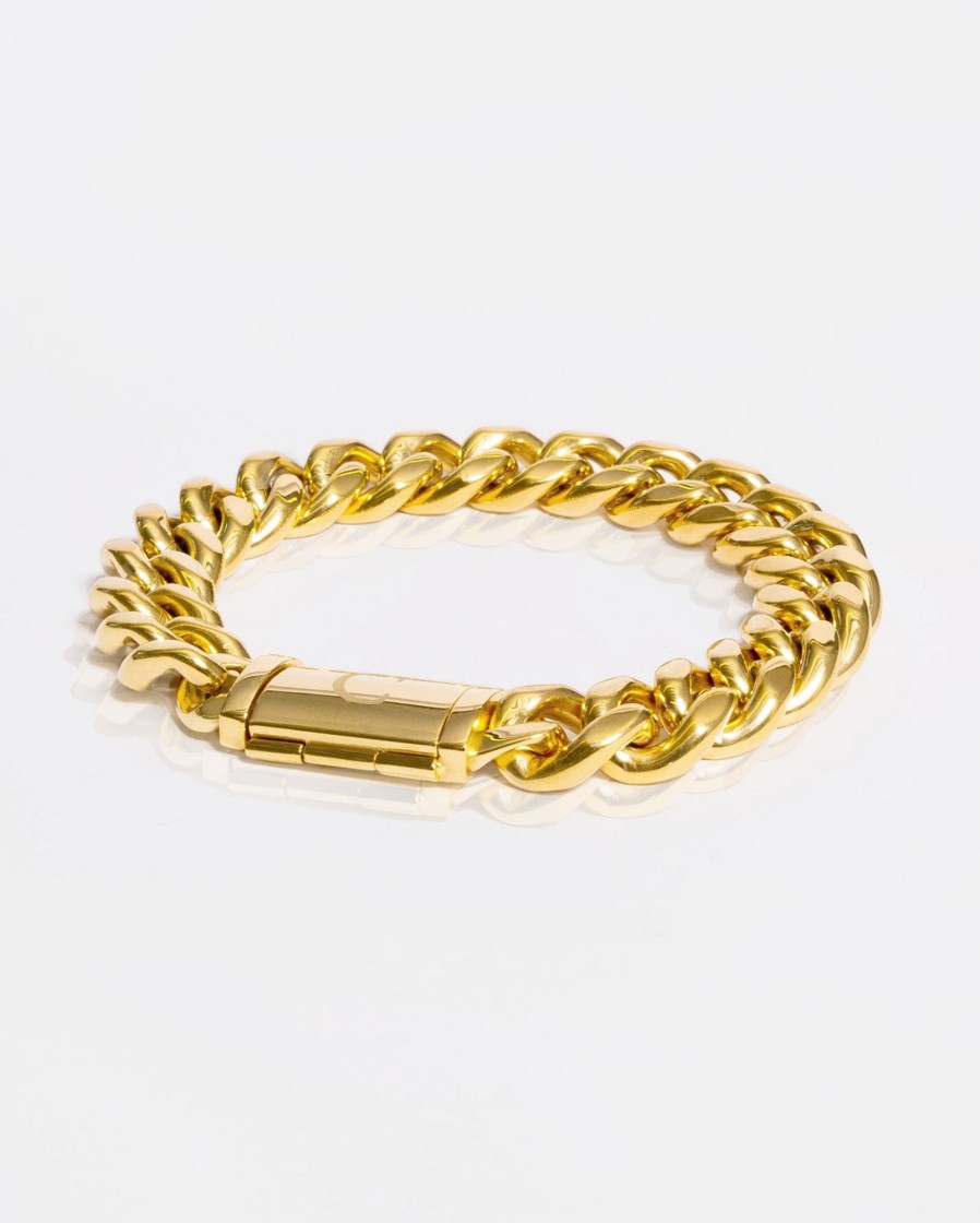 Bracelets & Bangles | cernucci Bracelets & Bangles 12Mm Miami Cuban Link Bracelet - Gold