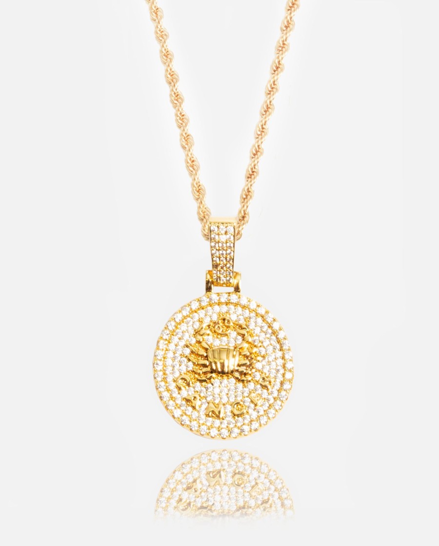 Jewellery Sets | JWL-BUND Jewellery Sets Cancer Zodiac Pendant - Gold