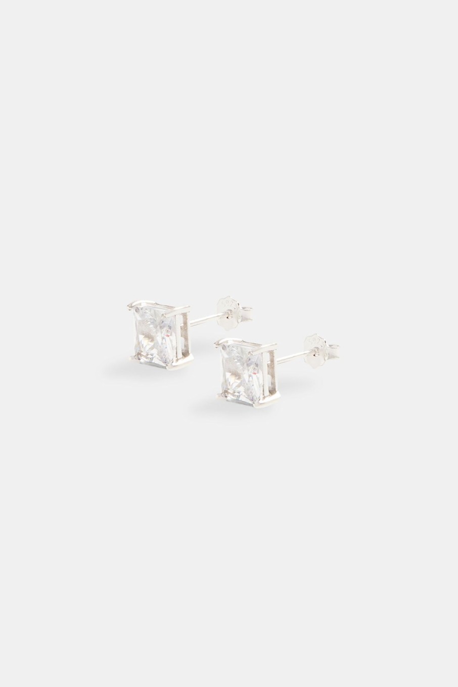 Iced Jewellery | JWL-EAR Iced Jewellery Womens 6Mm Square Cut Stud Earrings