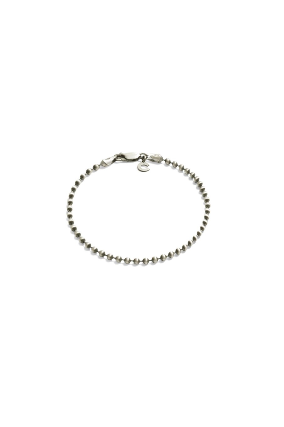 925 Sterling Silver | cernucci 925 Sterling Silver 925 Sterling Silver Oxidised Bead Bracelet