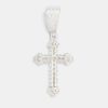 Cross Jewellery | cernucci Cross Jewellery 70Mm Iced Cz Pave Cross Pendant