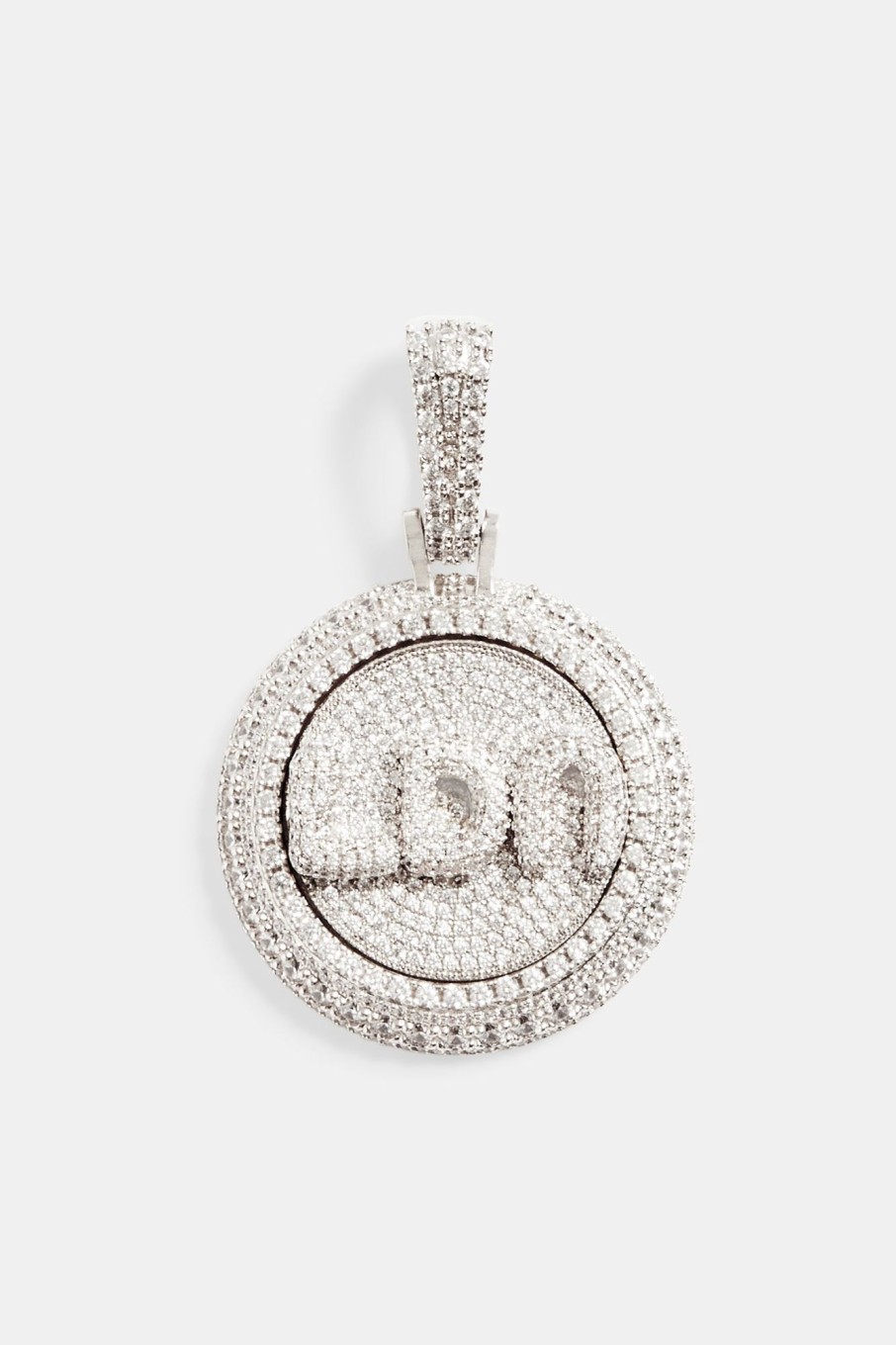 Custom Jewellery | JWL-CUST Custom Jewellery Iced Spinning Custom Pendant