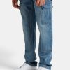 Jeans | CLO-BOT-DEN Jeans Relaxed Cargo Carpenter Jeans - Mid Blue