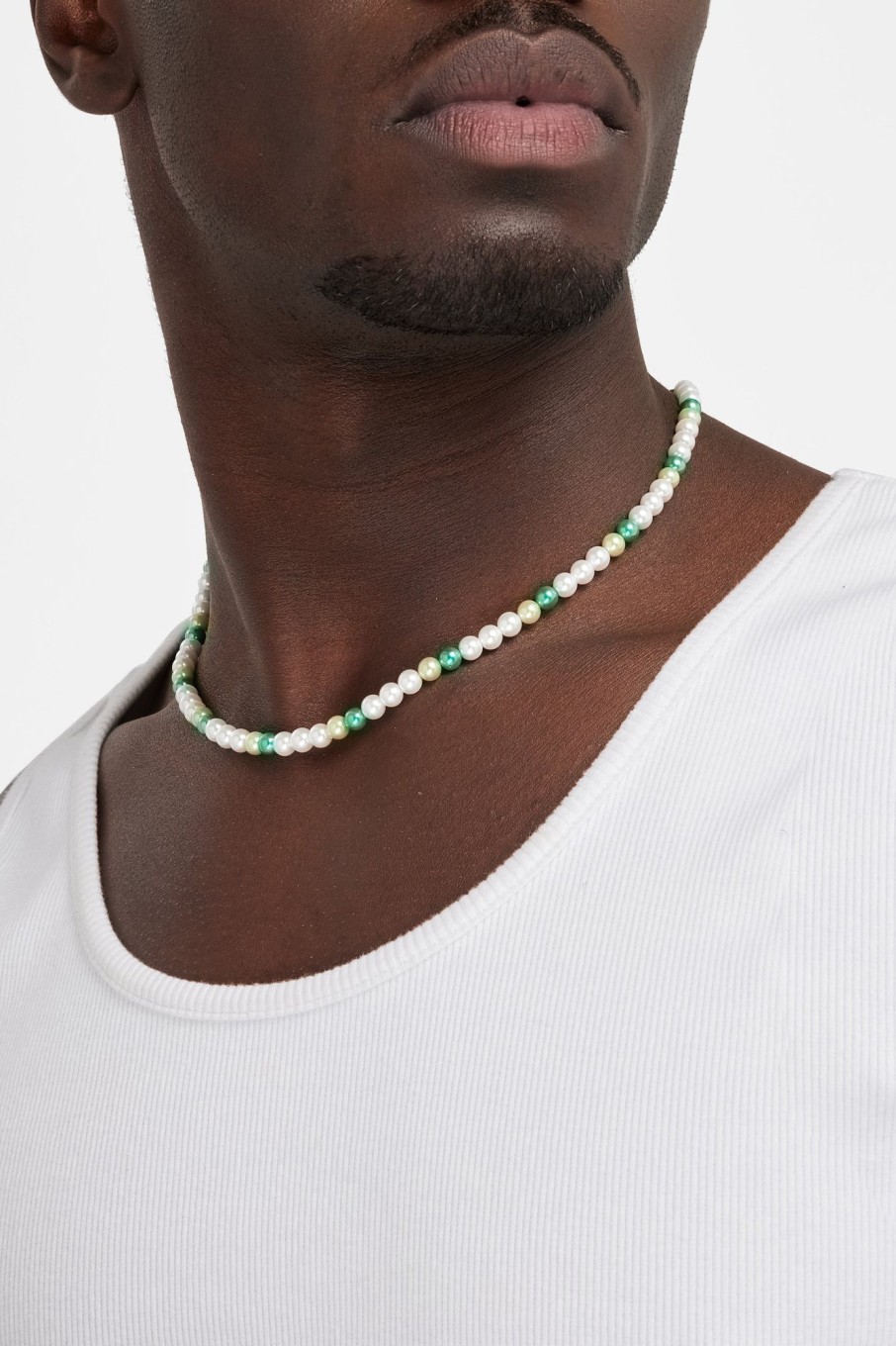 Necklaces | cernucci Necklaces 6Mm Pearl Necklace - Green Alternate