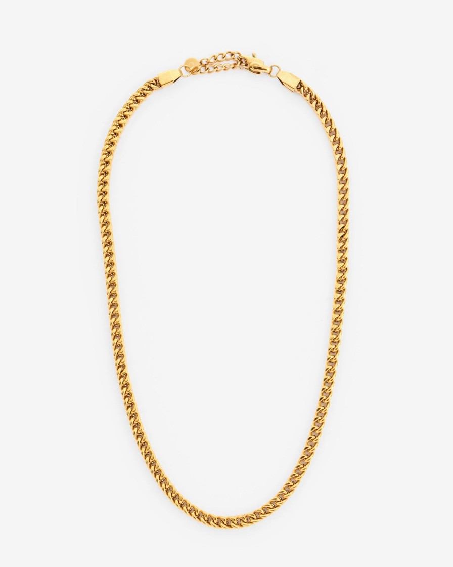 Chains | JWL-CHN Chains 6Mm Franco Adjustable Chain - Gold