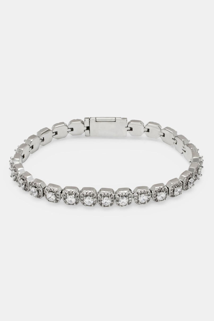 Iced Jewellery | JWL-BRA Iced Jewellery Womens 7Mm Clustered Tennis Bracelet