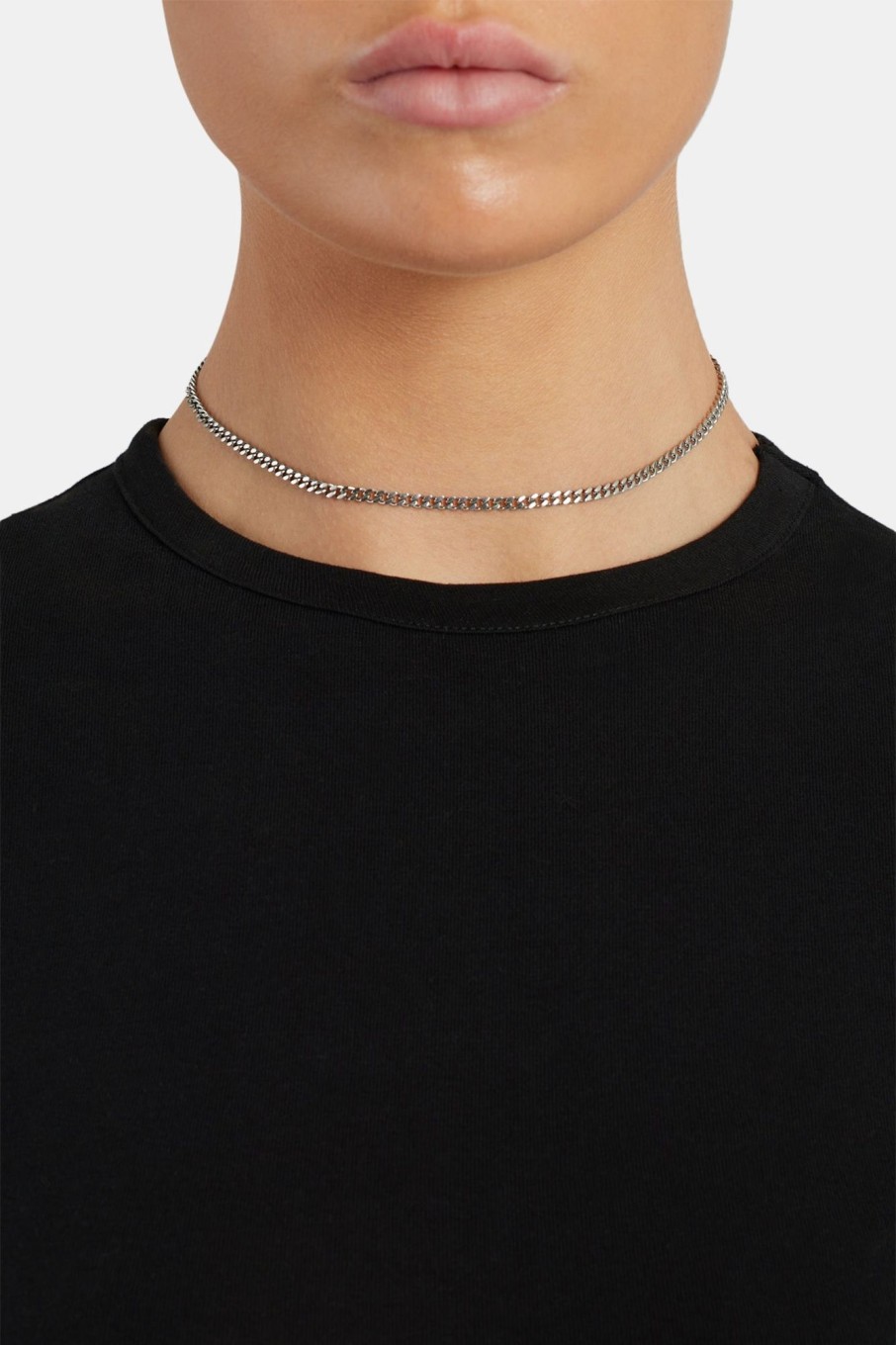 Chokers | JWL-CHN Chokers Micro Cuban Chain Choker