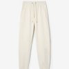 Trousers & Joggers | CLO-BOT-TRO Trousers & Joggers Cernucci Embroidered Jogger - Ecru