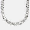 Iced Jewellery | JWL-CHN Iced Jewellery 14Mm Iced Prong Link Chain